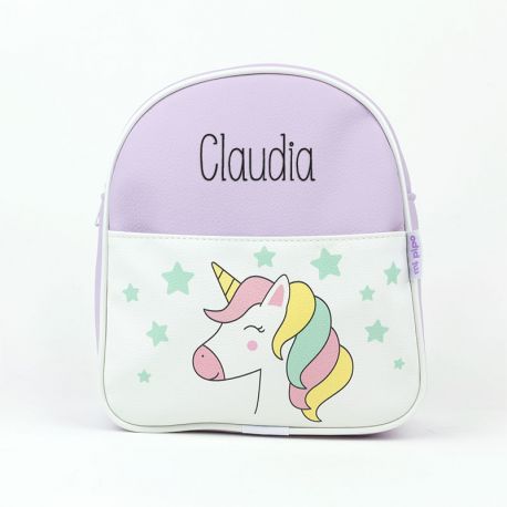 Mochila Unicornio Mipipo personalizada con nombre CHLOE