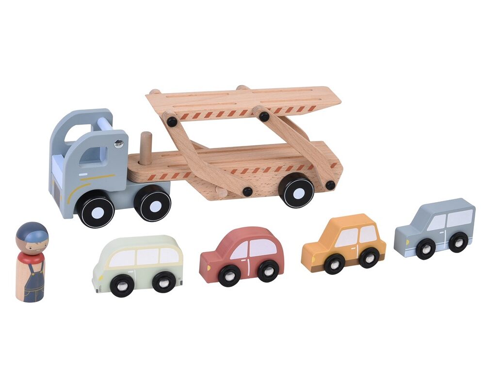 Camión transporte de coches Little Dutch
