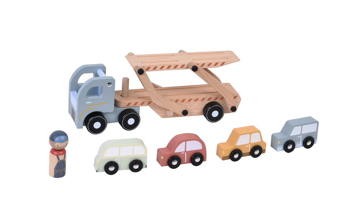 Camión transporte de coches Little Dutch